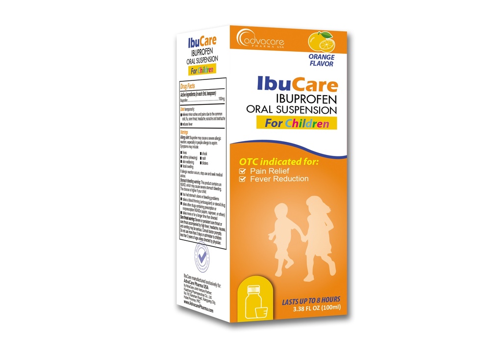 ИбуКейр (Ибупрофен) 100мг/5мл-100мл №1 - DSEABI