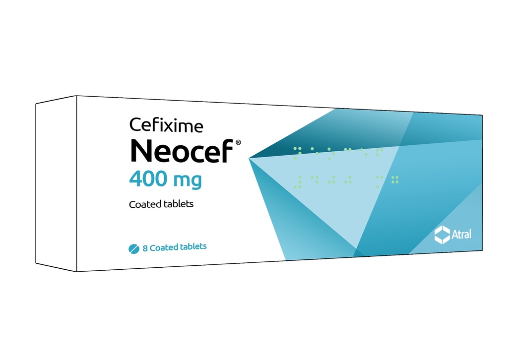 Неоцеф (Цефиксим) 400мг №8 - DSEABI