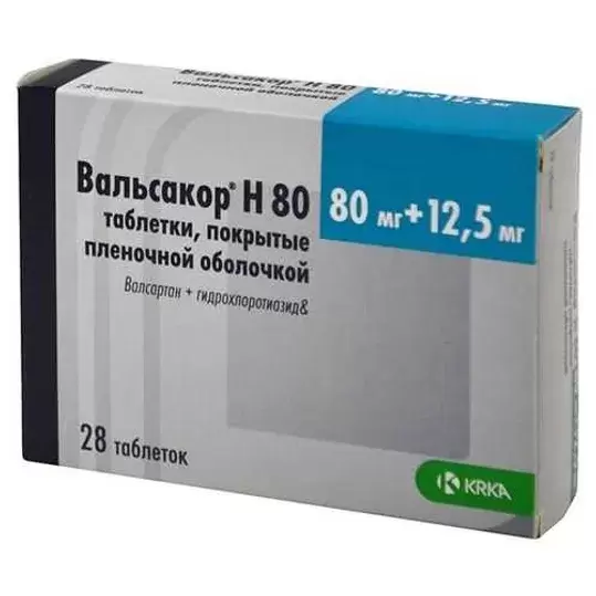 Вальсакор Н80 №28 - бүрхүүлтэй шахмал - KRKA